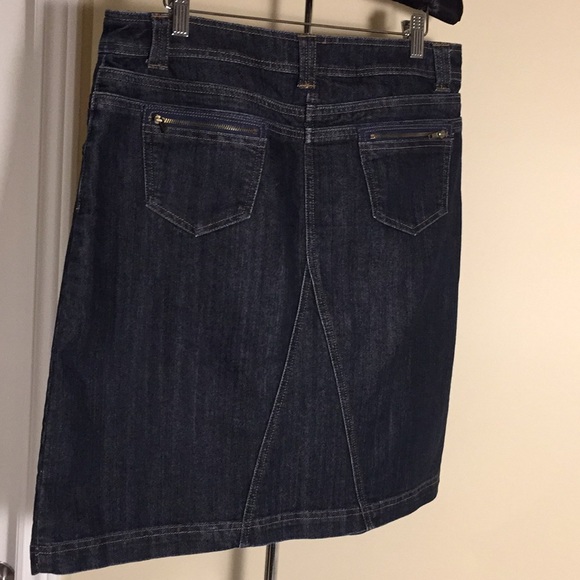 Contrast Blue Denim Jean Skirt Size 11 Juniors - Picture 3 of 13